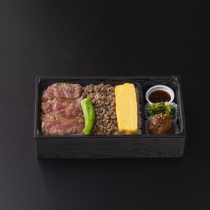九州産黒毛和牛ステーキ重
