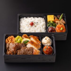九州産黒毛和牛焼き肉＆いずみ鶏ロースト洋弁当