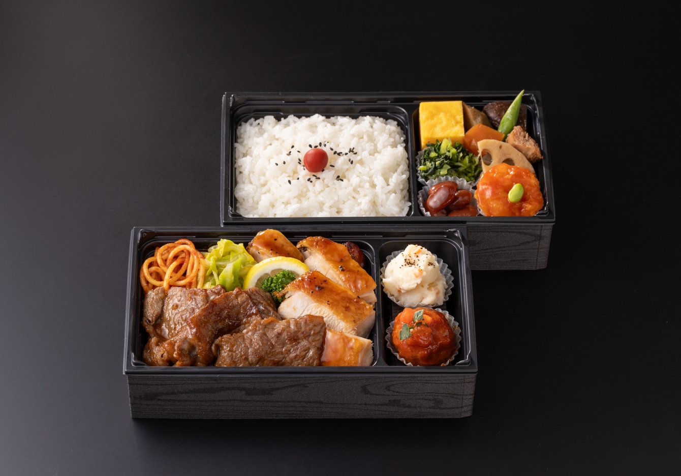 九州産黒毛和牛焼き肉＆いずみ鶏ロースト洋弁当